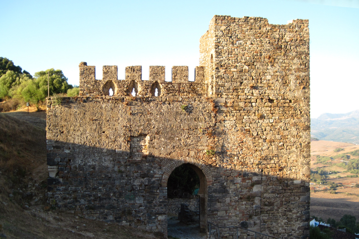 Jimena Castle built by the Moors in the 13th century